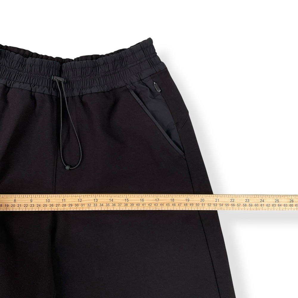 Athleta Pants Women Small Black Wide Leg Crop Jogger Triumph Hybrid Athleisure - Picture 12 of 15